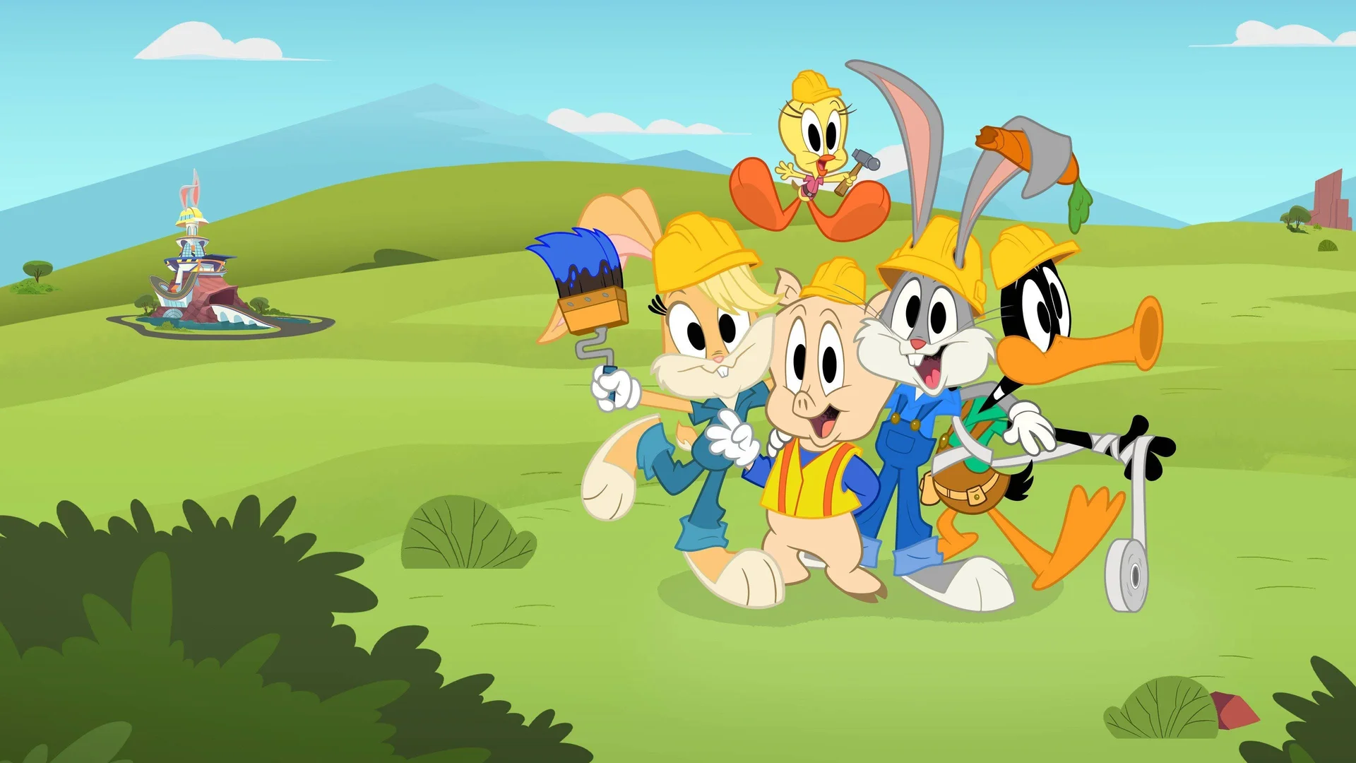 Bugs y sus amigos a la obra