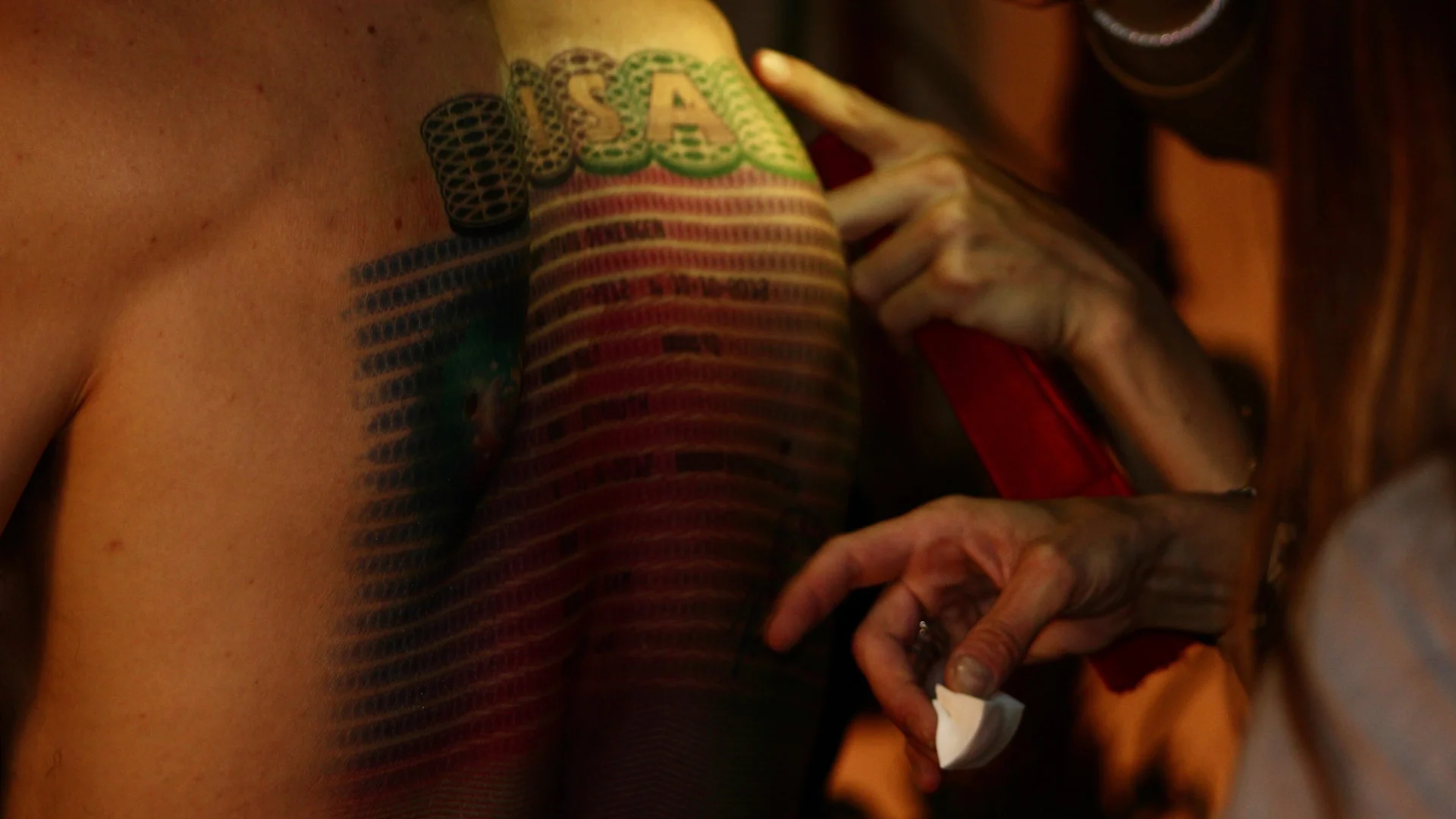 El hombre que vendió su piel